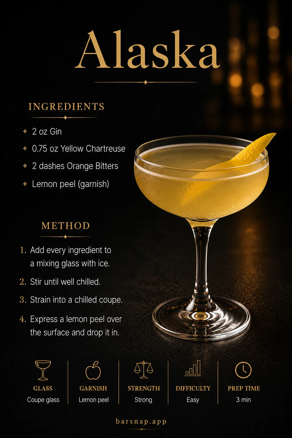 Alaska recipe infographic