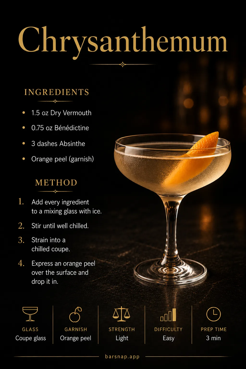 Chrysanthemum recipe infographic