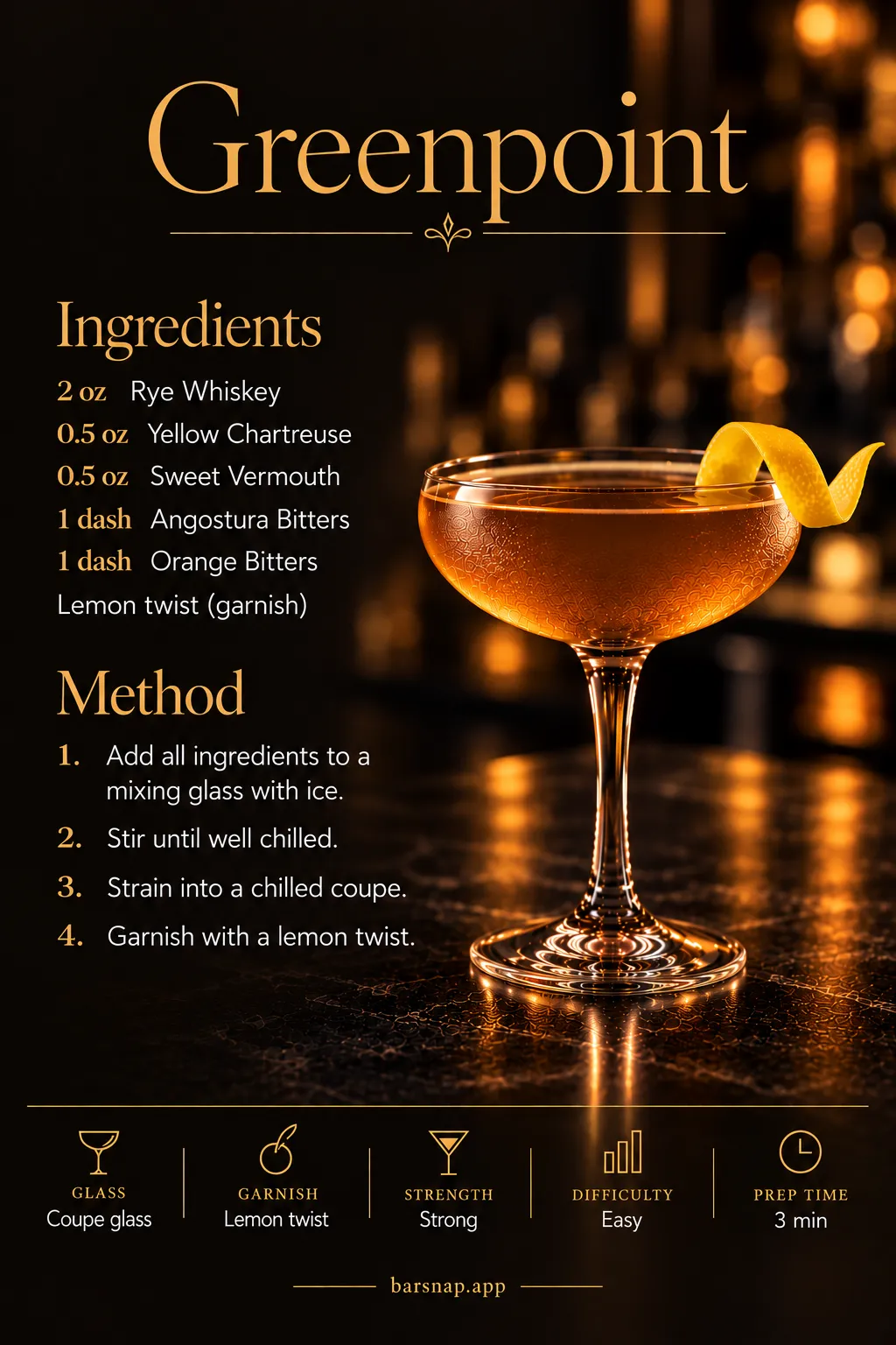 Greenpoint recipe infographic