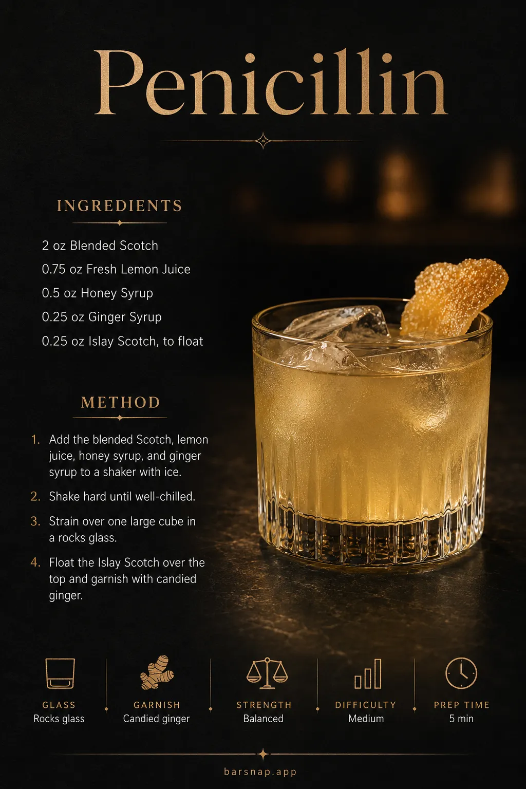Penicillin recipe infographic