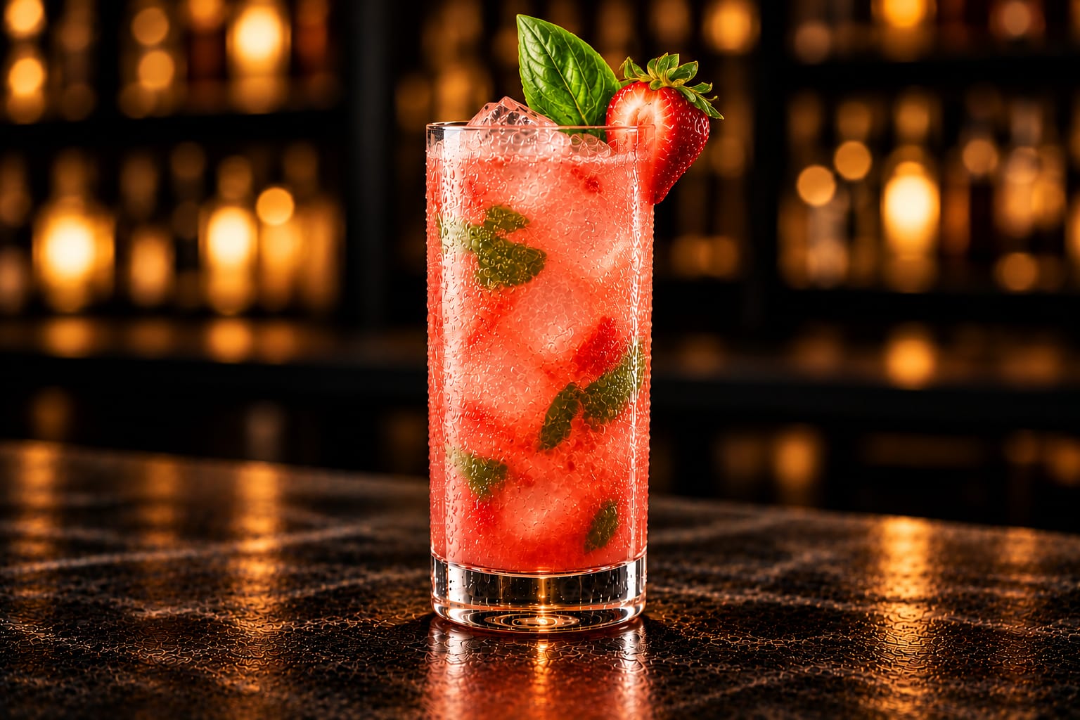 Strawberry Basil Lemonade