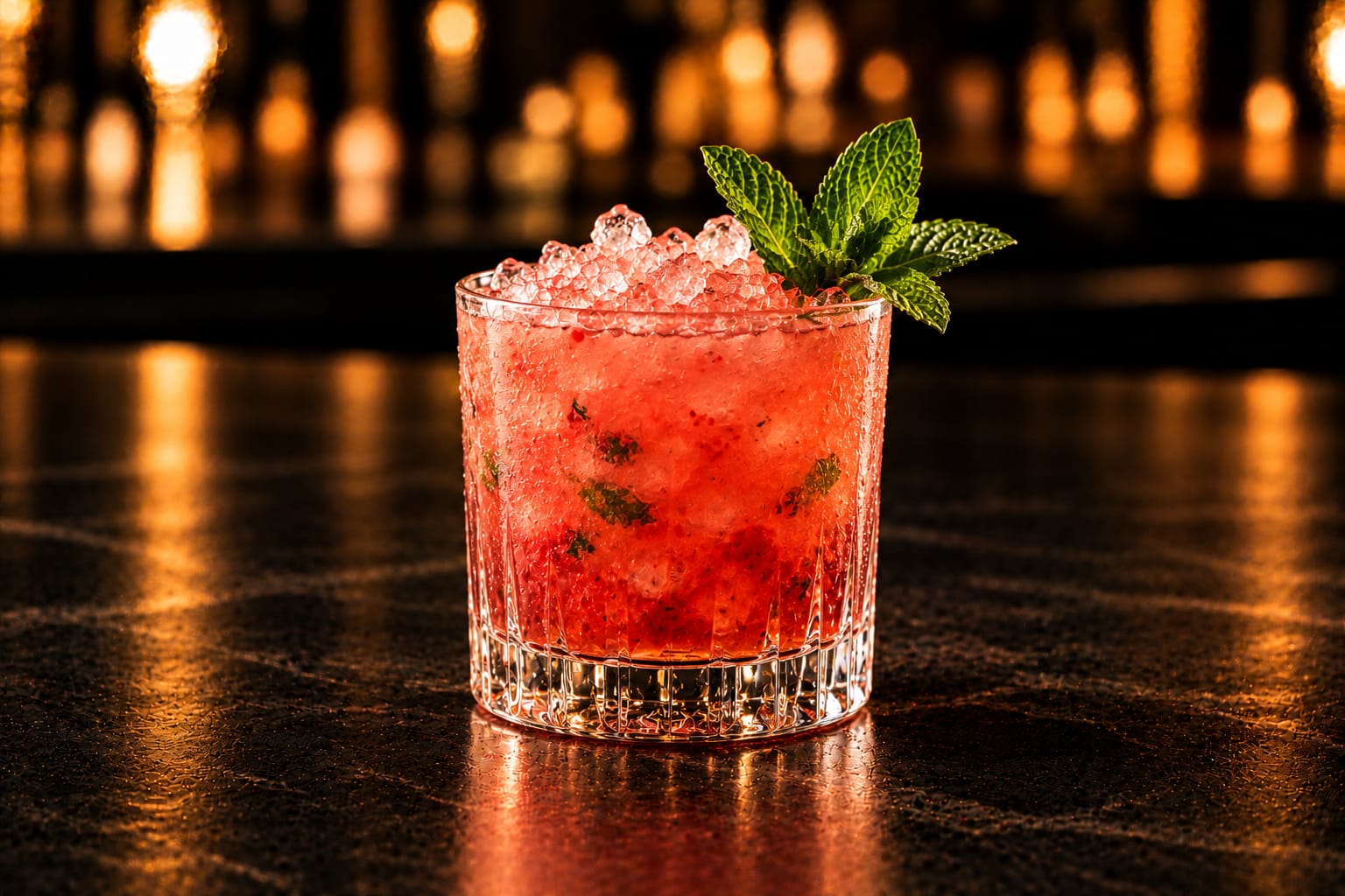 Strawberry Gin Smash