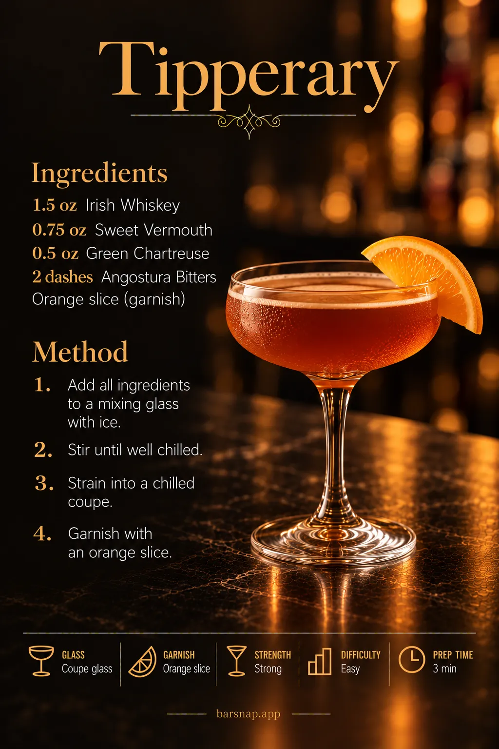 Tipperary recipe infographic